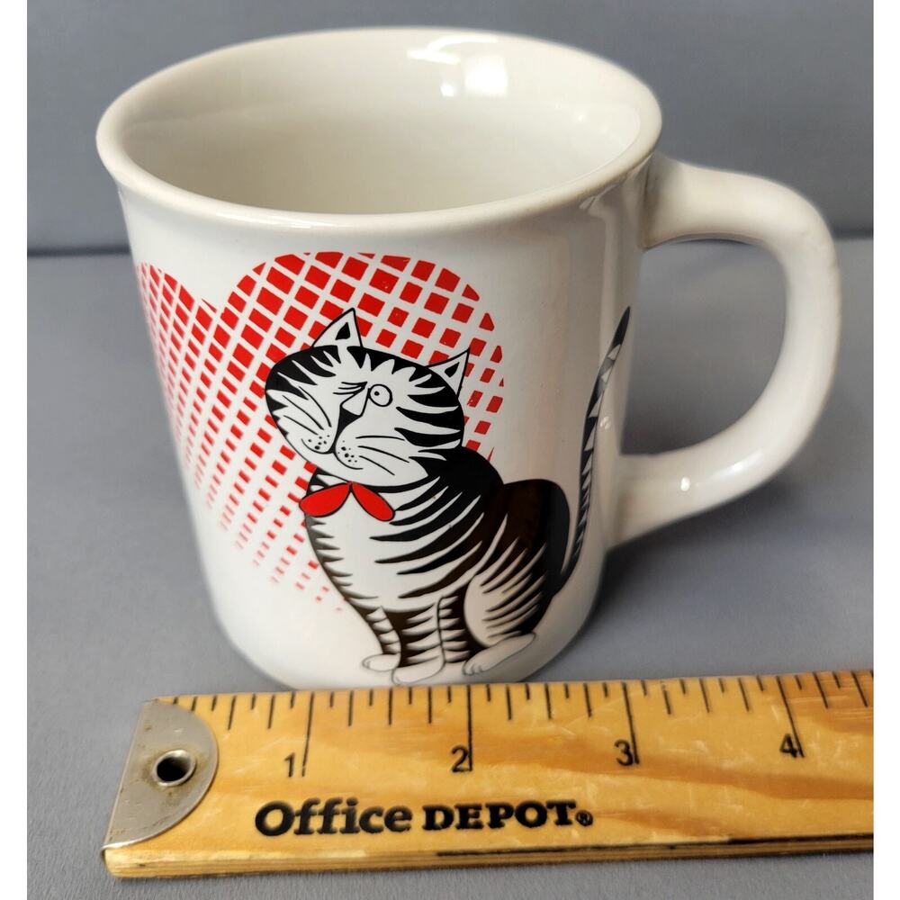 Love Mug Cat Heart Kitty Kitten Coffee Mug Gift - Picture 10 of 12